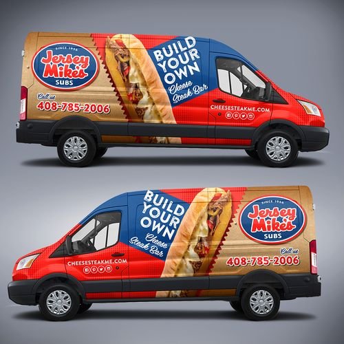 Vehicle branding van wrap project